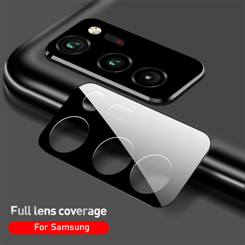 Bảo hiểm đầy đủ cho Samsung Galaxy Note 20 10 Lite S22 S21 S20 fe Plus Ultra A72 A52 A42 A32 A52s A02s A03s A21s A12 A22 A31 A51 A71 M21 M31 M30s M32 M51 Z Fold 3 2 Phim bảo vệ ống kính máy ảnh bằng kính cường lực