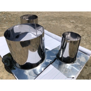 BỘ 5 PHỄU INOX (TÔN) THOÁT NƯỚC MÁNG XỐI NHÀ -VĂN PHÒNG-XƯỞNG