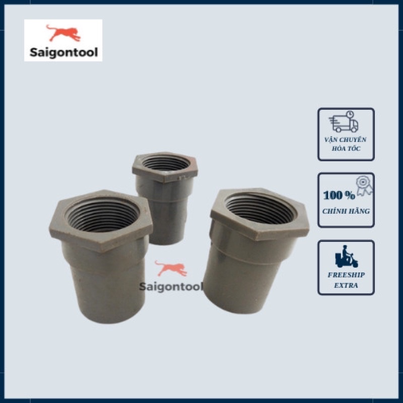Nối Ren Trong Pvc Bình Minh 21, 27, 34 - Nối răng trong, phụ kiện ống nước