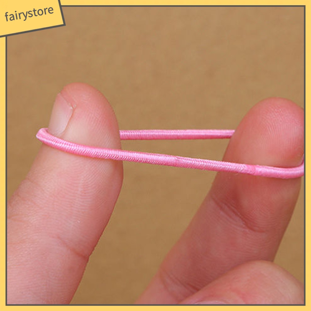 Set 100 Dây Buộc Tóc Co Giãn Nhiều Màu Thời Trang Cho Nữ