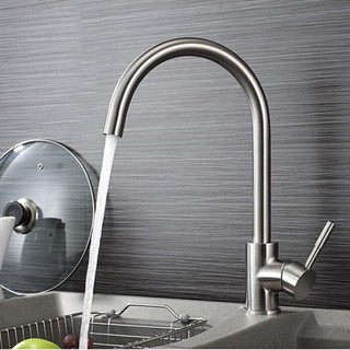 Vòi rửa chén nóng lạnh inox  304
