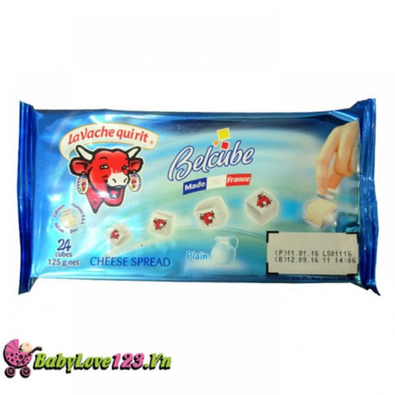 PHÔ MAI BELCUBE PHÁP 24 viên cho trẻ trên 1tuổi Date 5/10/2021 (CÓ KÈM ĐÁ KHÔ)