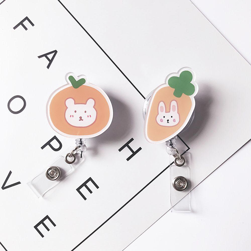 Kẹp Giữ Thẻ Tên Có Thể Thu Gọn Tiện Dụng Cho Y Tá Bác Sĩ Giá Đỡ