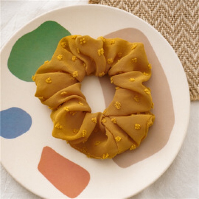 Buộc tóc scrunchies bi nổi ulzzang Quảng Châu