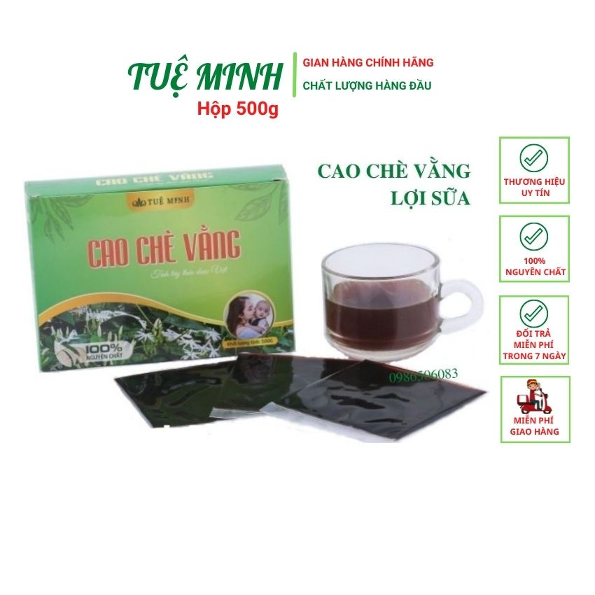 1 lá cao chè vằng sẻ nguyên chất Tuệ Minh, sản xuất tại Quảng Trị giúp lợi sữa,thanh nhiệt,giải độc,mát gan..
