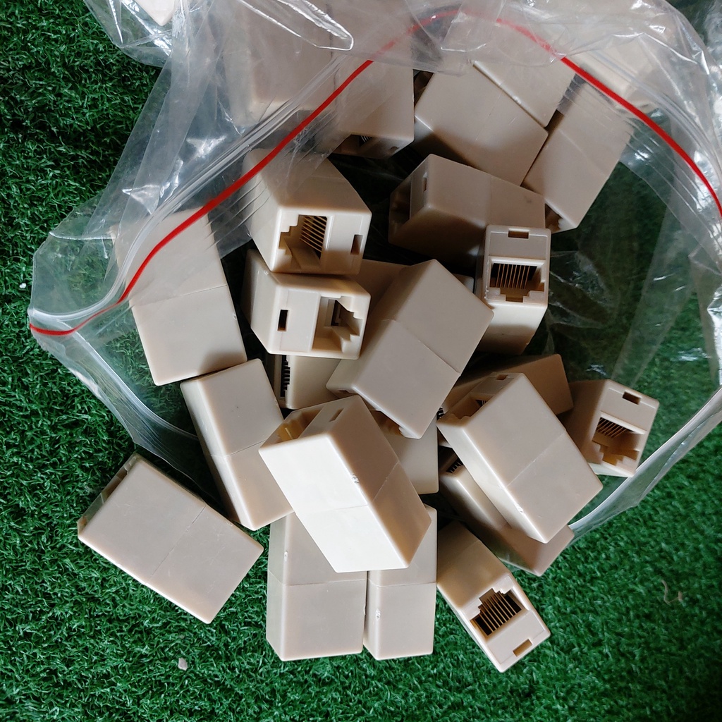 Đầu chia mạng 1 ra 2, đầu nối mạng 1 ra 1, đầu bấm mạng RJ45 - Kho hàng sỉ Phú Thành