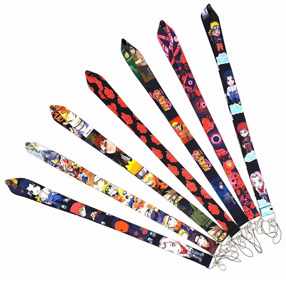 Dây Đeo Thẻ ID / Điện Thoại Họa Tiết Hoạt Hình Naruto Đám Mây Đỏ