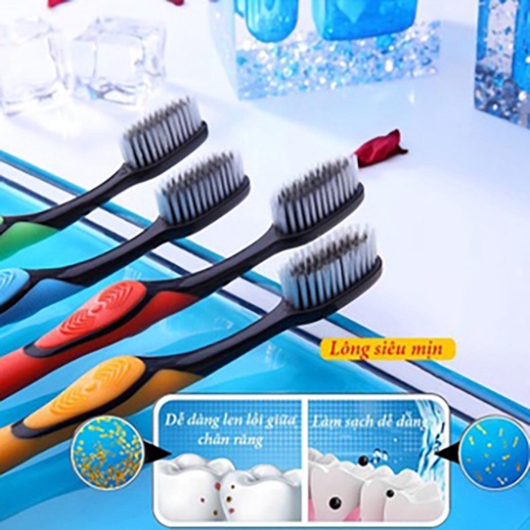 Bàn chải đánh răng than tre hoạt tính Hàn Quốc hàng loại 1