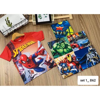 Set 3 bộ đồ bộ cho bé trai
