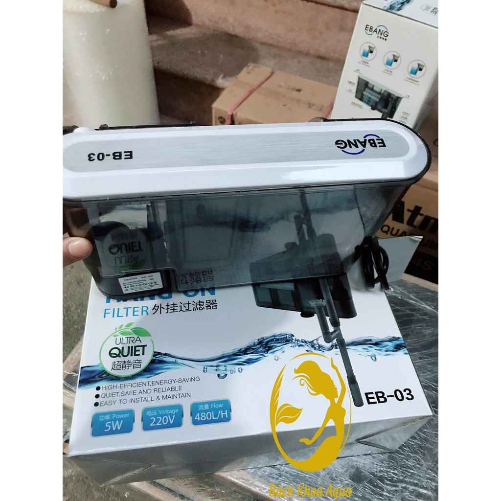 Lọc Treo Kiểu Nhật Ebang EB-02 EB-03 EB-04 cho bể cá