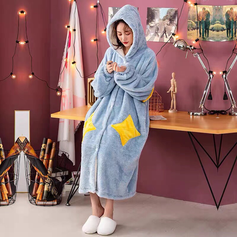 Váy ngủ lông cừu phong cách Hàn Quốc - Sẵn | BigBuy360 - bigbuy360.vn