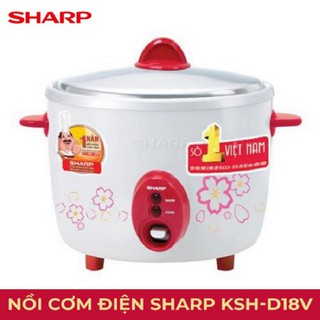 (Chỉ giao HCM) Nồi cơm điện SHARP 1.8 lít KSH-D18V
