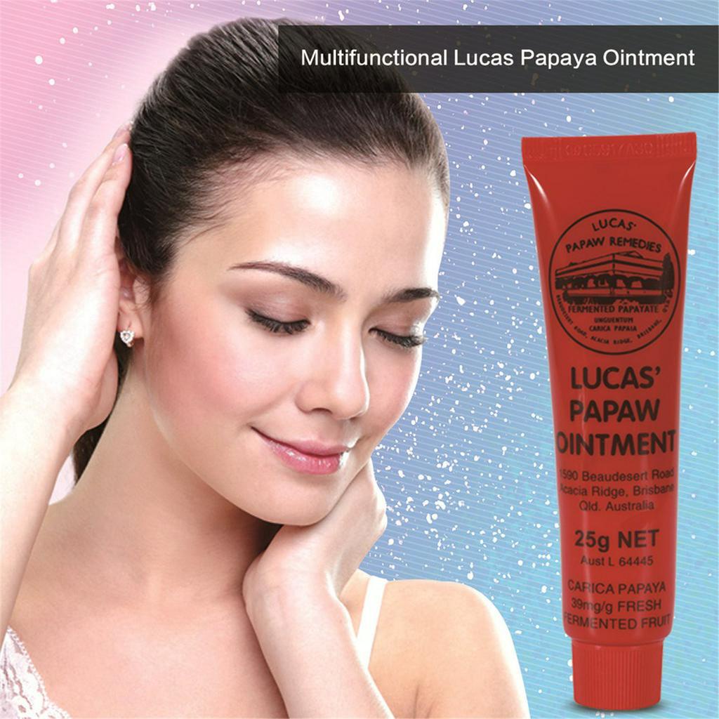 Kem dưỡng môi dưỡng ẩm đa chức năng chống hăm da 25g Lucas Papaw Ointment