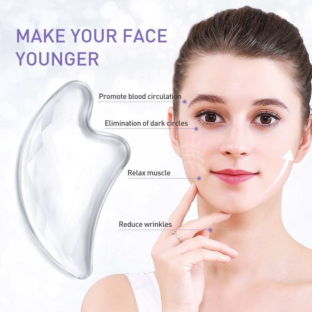 Dụng cụ mát xa mặt / cơ thể JUNLAIKANG bằng nhựa resin phong cách Trung Hoa độc đáo Massage Shaving Stone