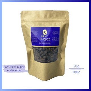 Trà Cascara 100% từ vỏ trái cà phê Arabica Cầu Đất