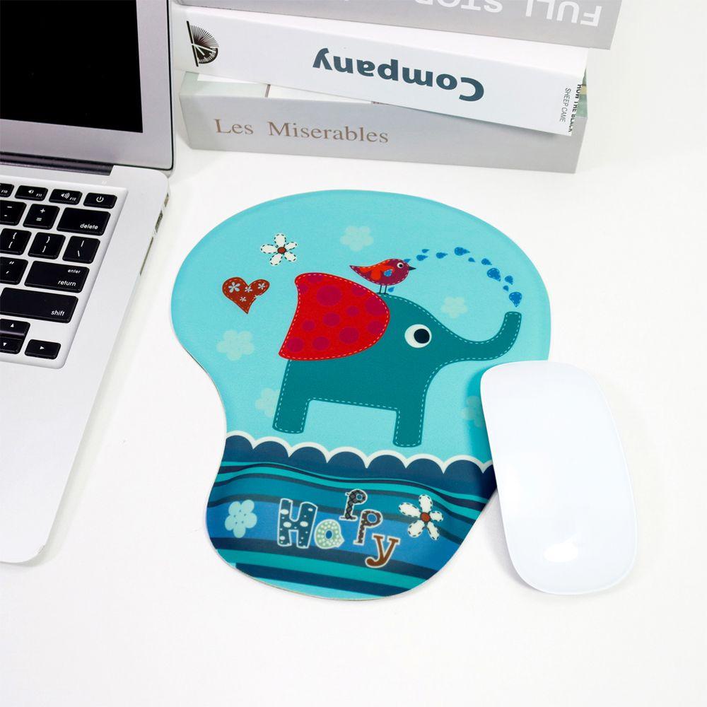 Đệm Lót Chuột Máy Tính PC Laptop 3D Kawaii Có Đệm Cổ Tay Chống Trượt Dày Dặn