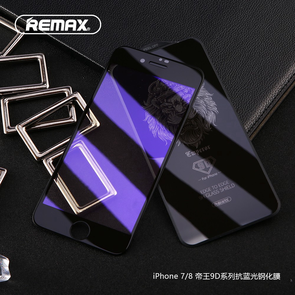 Kính cường lực REMAX 9D chống ánh sáng xanh cho iPhone