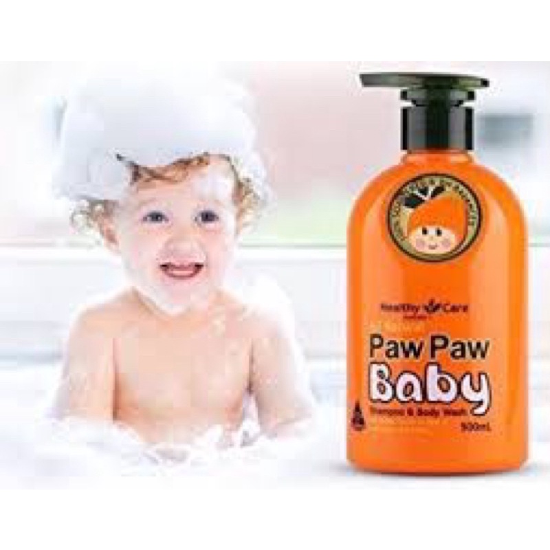 Sữa tắm gội Paw Paw Baby Healthy Care cho bé 500ml