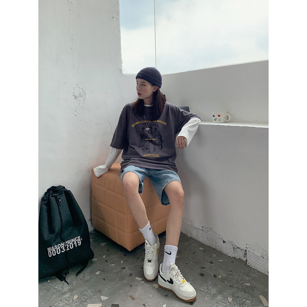 Quần short jean nữ ngố ống rộng Kunni Store | BigBuy360 - bigbuy360.vn