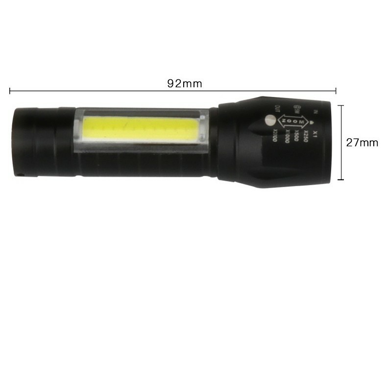 ĐÈN PIN T1 MINI POLICE 3 CHẾ ĐỘ SÁNG-LED Siêu Sáng Chống Nước Cao Cấp Có Zoom KÈM DÂY SẠC TIỆN LỢI Chất Lượng Cao