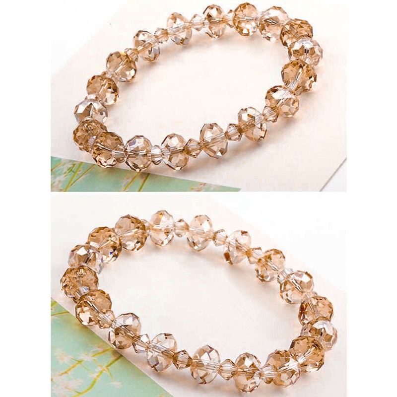 Vòng Tay Chuỗi Hạt Pha Lê Nhiều Màu Sắc Thời Trang