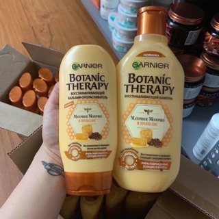 Bộ gội xả mật ong garnier ( gội 400ml- xả 200ml) xuất xứ Nga