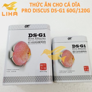 Thức ăn cá đĩa of ds-g1 pro discus 120gr - cám cá dĩa cao cấp