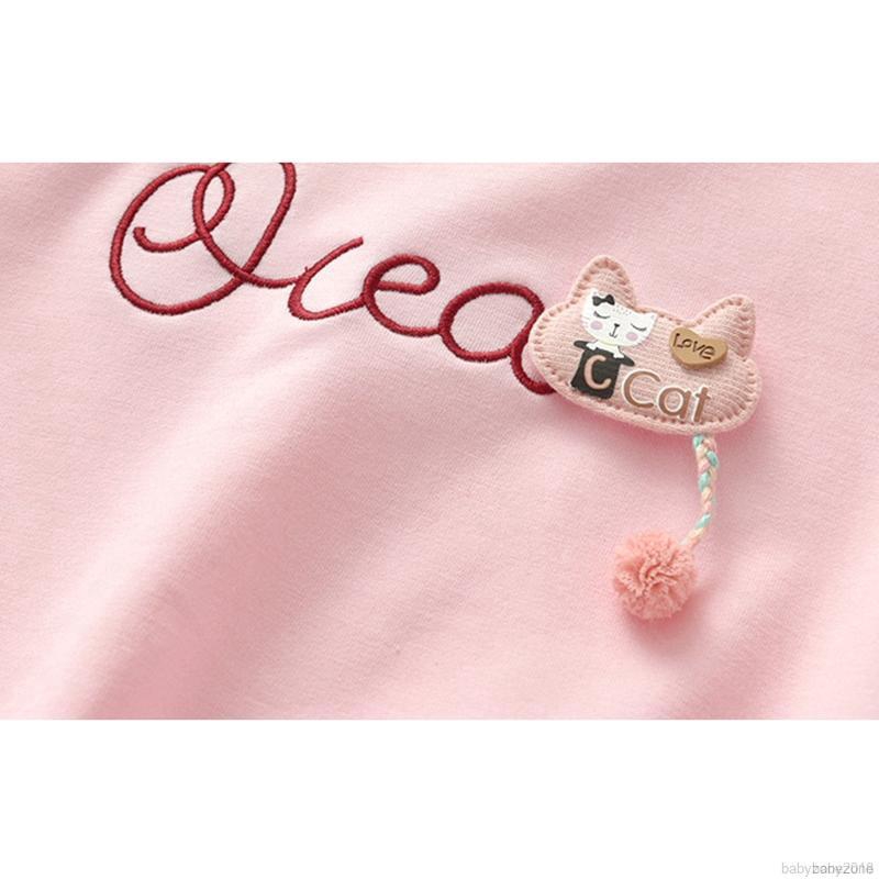 Bộ đồ gồm áo ngắn tay dài + chân váy phối họa tiết ca rô xinh xắn cho bé gái