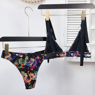 Bikini In Hình Rồng Có Mút Nâng Ngực