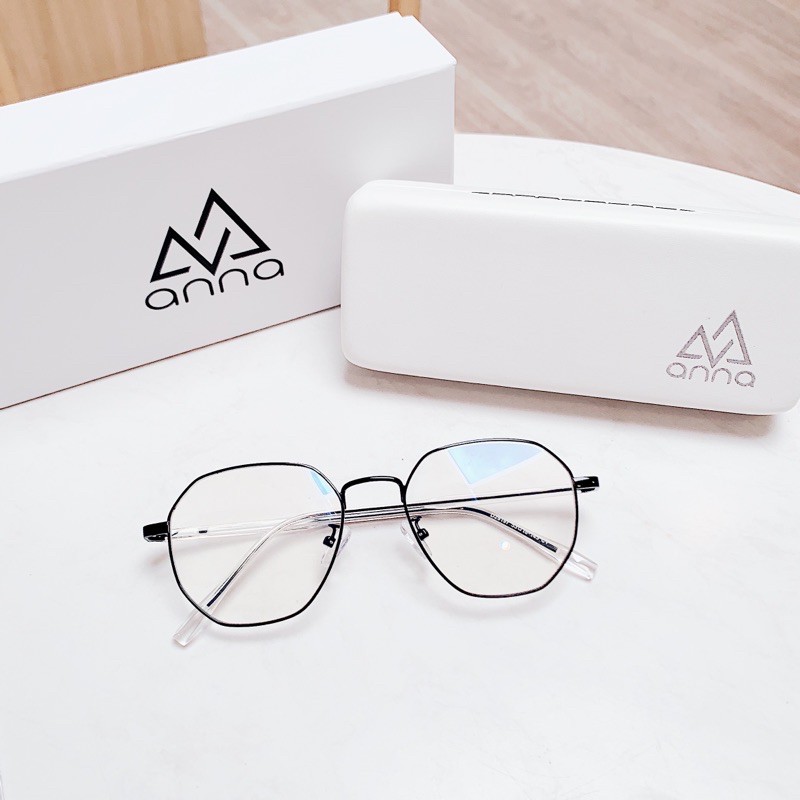 Gọng kính mắt thời trang nữ ANNA nam nữ gọng kim loại 250KL040 | BigBuy360 - bigbuy360.vn