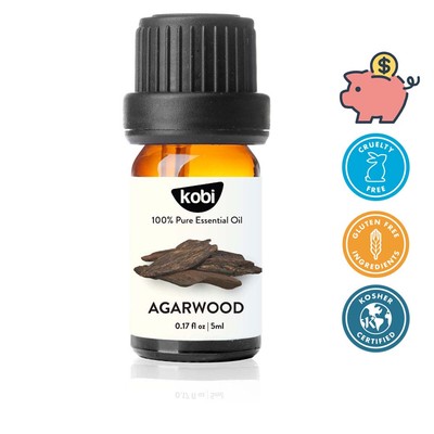Tinh dầu Trầm Hương Kobi Agarwood 5ml thư giãn thiền định thơm phòng hương trầm