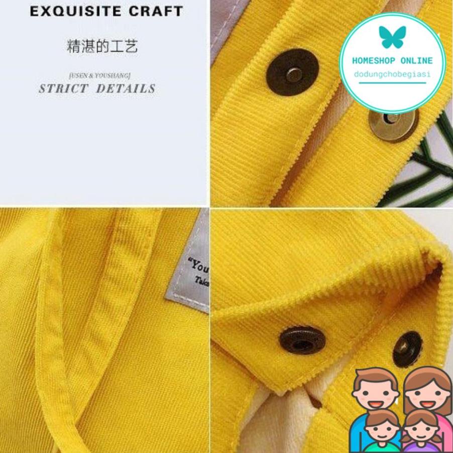 Túi Tote Vải Nhung You Need This One Phong Cách Hàn Quốc HSTX002