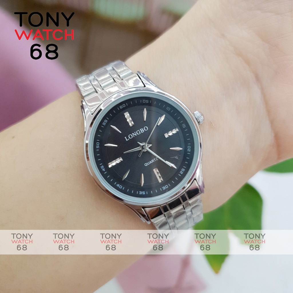 Đồng hồ nữ đeo tay Longbo dây kim loại chống nước chính hãng Tony Watch 68