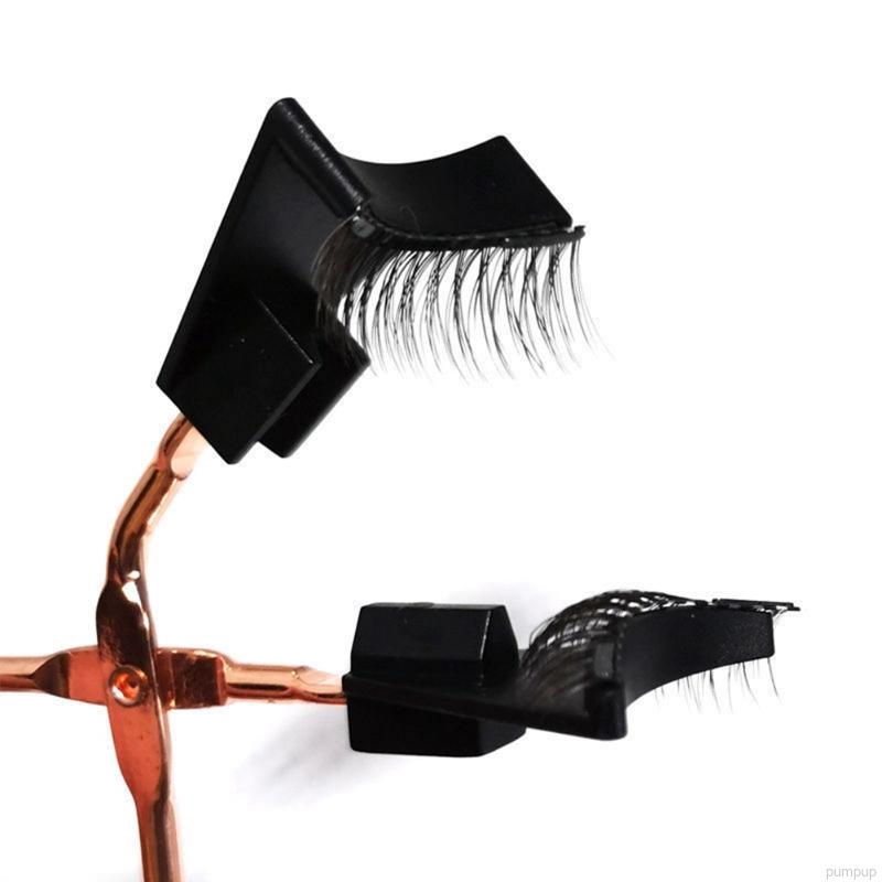 [Hàng mới về] Kẹp bấm lông mi từ tính 8D màu vàng bạc chuyên dụng tiện lợi