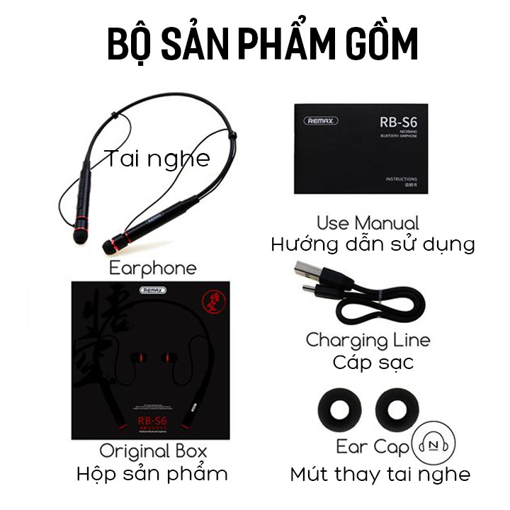 Tai Nghe Bluetooth Thể thao Remax RB-S6 | RB S6 | Remax S6