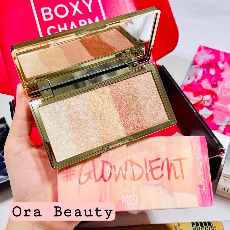 Bảng phấn má bắt sáng TOUCH IN SOL Pretty Filter Glowdient Makeup Palette