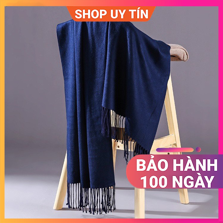 [NowShip - Giao Ngay] Khăn Quàng Cổ Len Cashmere Nữ - Khăn Choàng Giữ Ấm, Đi Biển Đẹp