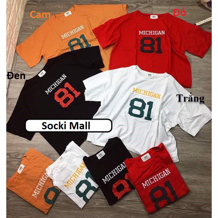(Loại 1) Thời trang trẻ em - Áo thun bé gái dáng cánh dơi, form xòe rộng duyên dáng, may đắp số 81 (190439)