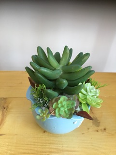 🌵 Bình hoa giả - Xương rồng đá Tài Lộc