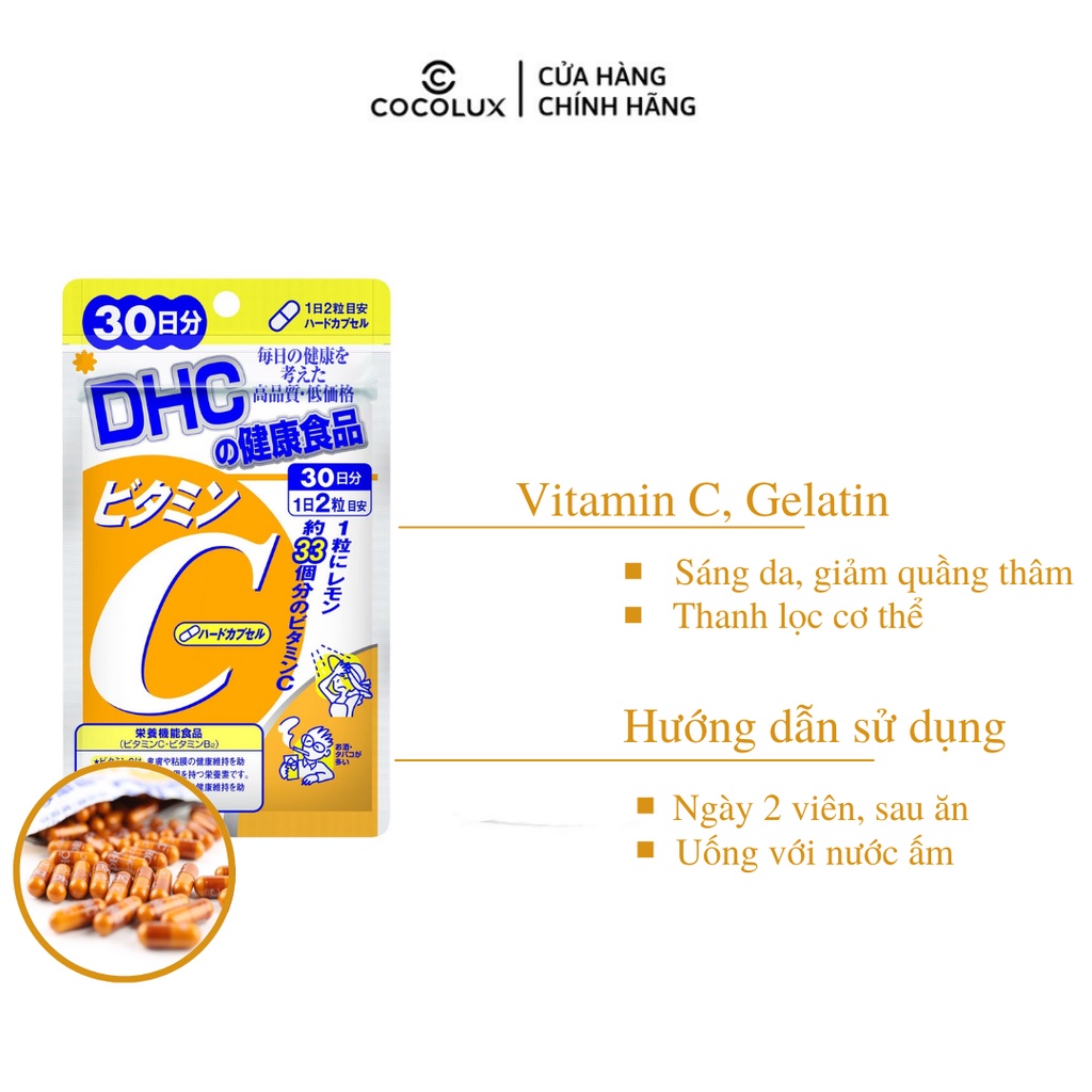 Viên Uống DHC Vitamin C 30 Ngày