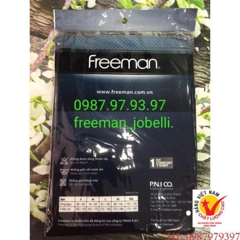 Freeman 315,áo thun nam cổ tim mặc lót, thể thao,du lịch,dạo phố