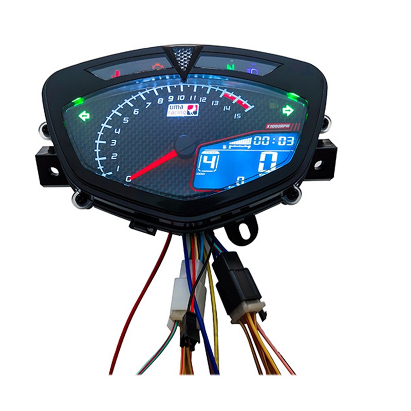 Đồng Hồ Đo Tốc Độ Kỹ Thuật Số Màn Hình LCD Dành Cho Xe Mô Tô Yamaha Lc135 V1 Jx