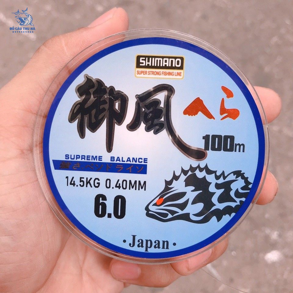 Cước Câu Cá siêu bền Shimano cuộn 100m Trắng - Cước Nhật