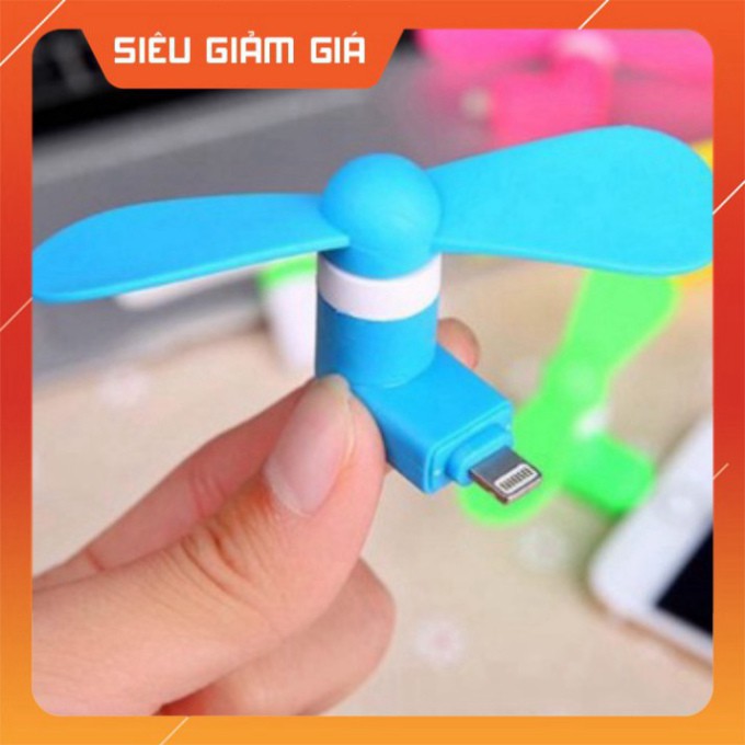 * Quạt Mini Usb 2 Cánh Cắm Điện Thoại Android Iphone hót hít Ma20s - * vb14s