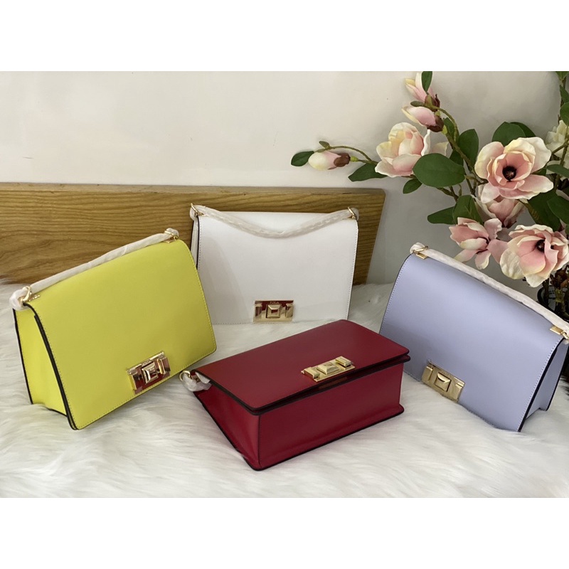 Túi xách Furla Mimi da thật đeo chéo đi chơi, đi học, đi làm, du lịch, đẹp, trơn màu mới 100%