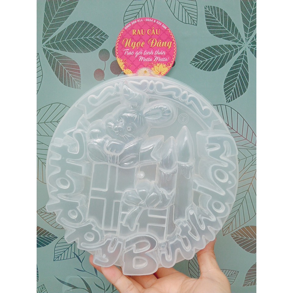 Khuôn làm rau câu, các mẫu thích hợp đám cưới, tiệc sinh nhật, 20cm oval và tròn. có thể làm nền cho món rau câu 3D, 4D.