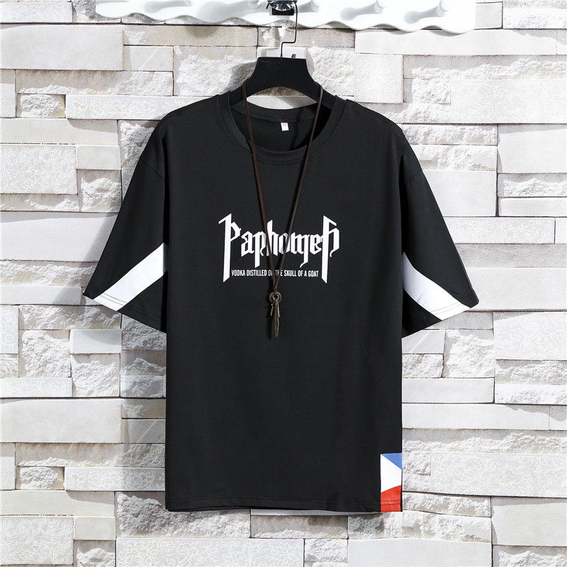 Áo nam Tay Ngắn Phong Cách Âu Mỹ Thời Trang Cá Tính