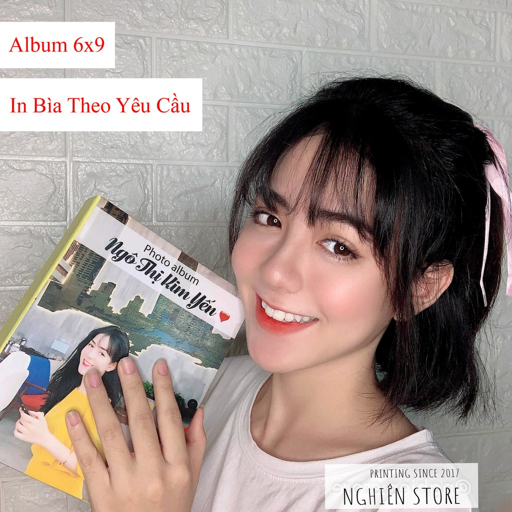 [FREE SHIP - TẶNG MÓC KHÓA 30K] Album Ảnh 6x9 In Bìa Theo Yêu Cầu