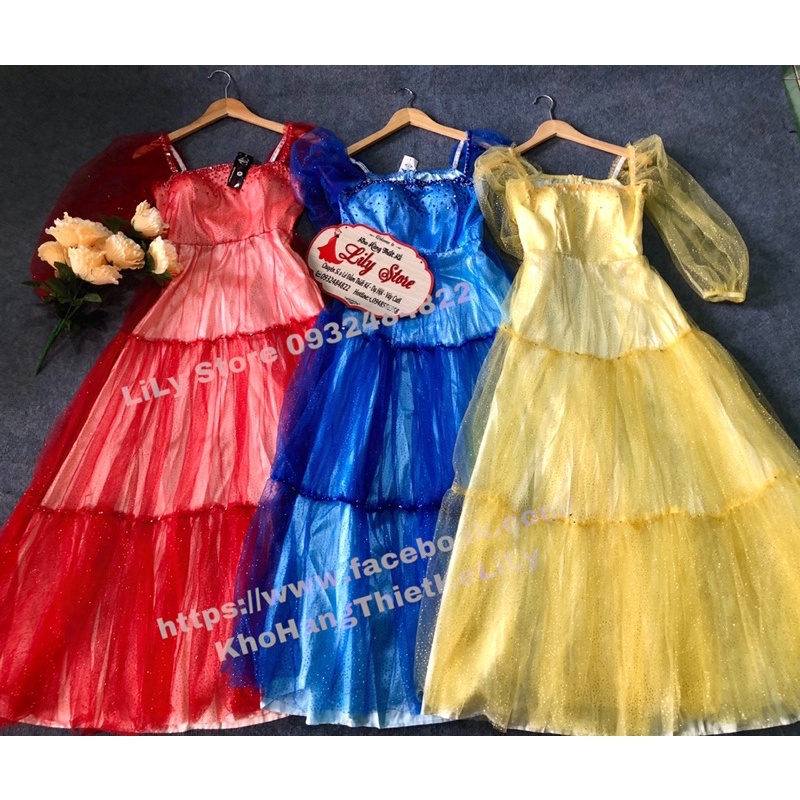 ĐẦM LƯỚI KIM TUYẾN PHỐI MÀU KẾT PHA LÊ