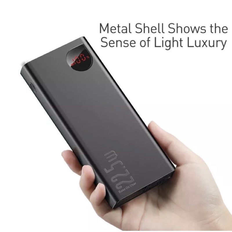 Sạc dự phòng BASEUS 22.5W 20000mAh Sac nhanh + PD + QC3.0 + FCP